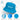 Personalisierter Fischerhut mit Wunschlogo oder Bild #farbe_blue