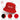 Personalisierter Fischerhut mit Wunschlogo oder Bild #farbe_red