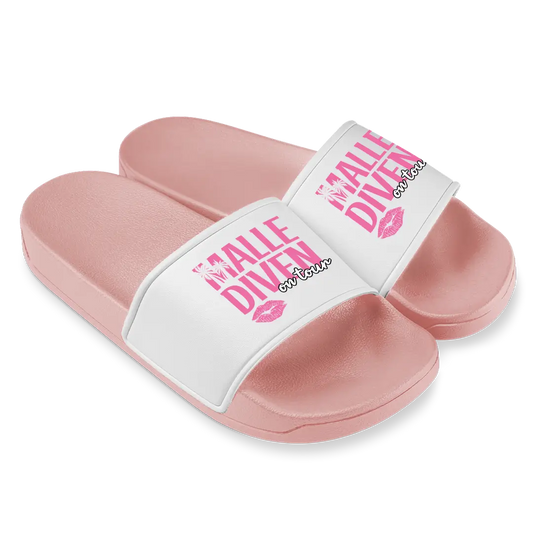 Malle Diven on Tour - Badelatschen #farbe_rosa