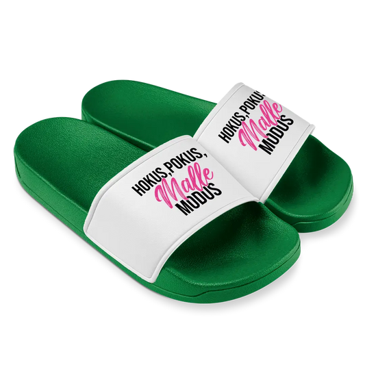 Hokus Pokus Malle Modus - Badelatschen #farbe_gruen