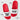 Ich bin auch dabei - Badelatschen Personalisiert #farbe_rot