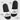 Personalisierte Badelatschen #farbe_schwarz-weiss