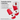 Personalisierte Badelatschen mit Wunschlogo #farbe_rot