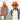 Voll Hübsch / Hübsch voll - 2er Set Fischerhut #farbe_orange