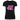 Ich hab ein Delfin - Damen T-Shirt Farbe Schwarz