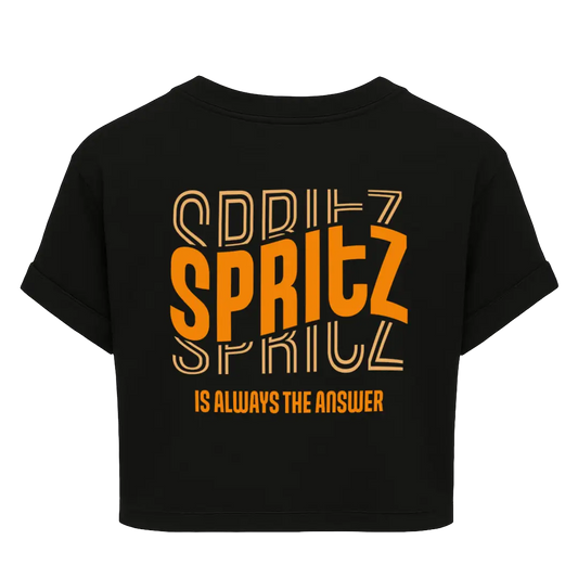 Spritz is always the answer - Crop Top #farbe_black