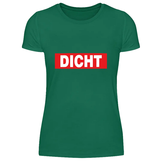 Dicht  - Damen T-Shirt Farbe Grün