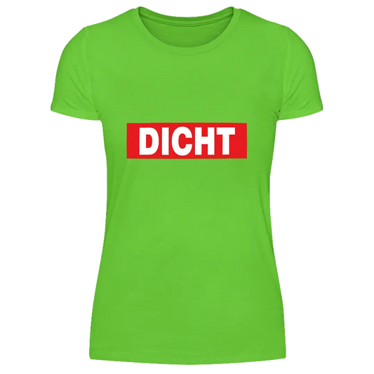 Dicht  - Damen T-Shirt Farbe Grün