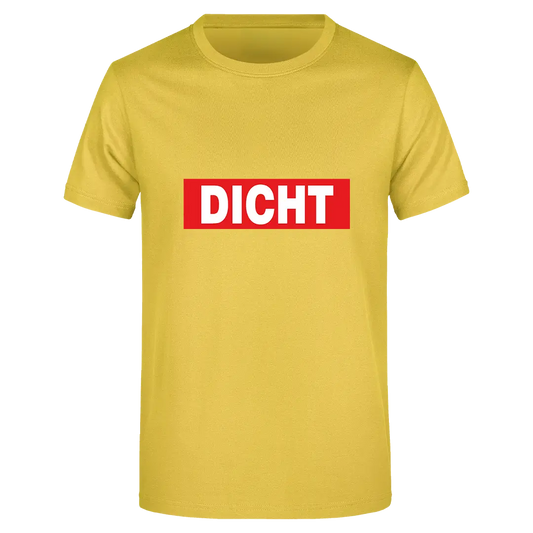 Dicht  - Herren T-Shirt Farbe Gelb