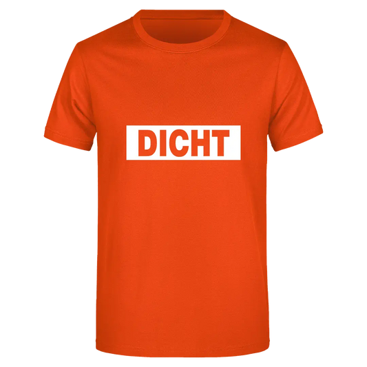 Dicht  - Herren T-Shirt Farbe Orange
