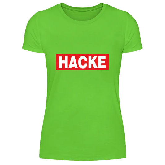 Hacke  - Damen T-Shirt Farbe Grün