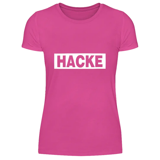 Hacke  - Damen T-Shirt Farbe Pink