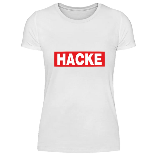 Hacke  - Damen T-Shirt Farbe Weiss