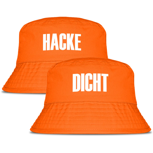 Hacke Dicht - 2er Set Fischerhut #farbe_orange
