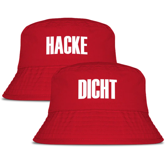 Hacke Dicht - 2er Set Fischerhut #farbe_red