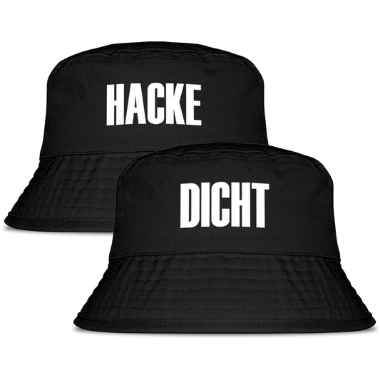 Hacke Dicht - 2er Set Fischerhut #farbe_black