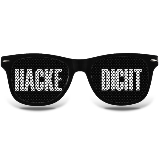 Hacke Dicht Partybrille