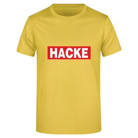 Hacke  - Herren T-Shirt Farbe Gelb