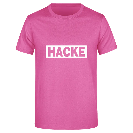 Hacke  - Herren T-Shirt Farbe Pink