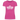 Mädchen auf dem Pferd  - Damen T-Shirt Farbe Pink
