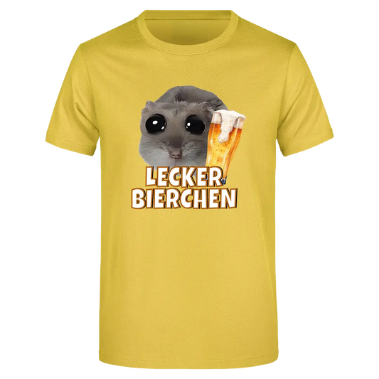 Lecker Bierchen  - Herren T-Shirt Farbe Gelb