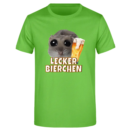 Lecker Bierchen  - Herren T-Shirt Farbe Grün