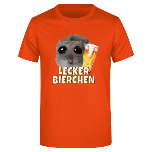 Lecker Bierchen  - Herren T-Shirt Farbe Orange