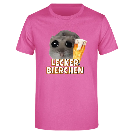 Lecker Bierchen  - Herren T-Shirt Farbe Pink