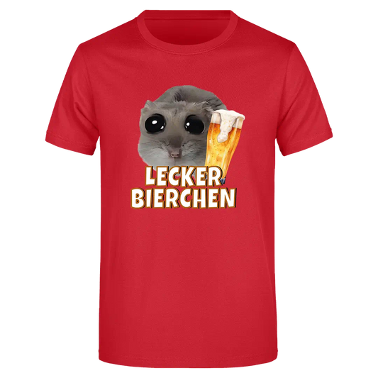 Lecker Bierchen  - Herren T-Shirt Farbe Rot