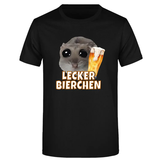 Lecker Bierchen  - Herren T-Shirt Farbe Schwarz