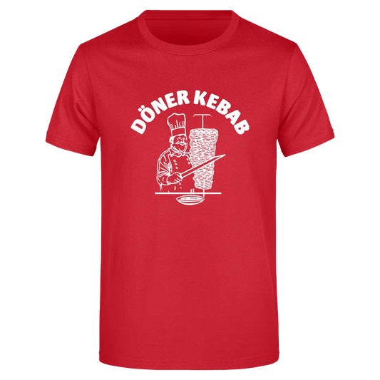 Döner Kebab - Herren T-Shirt Farbe Rot