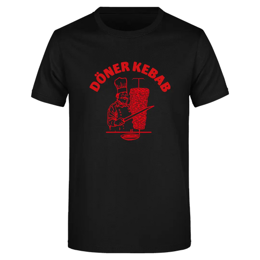 Döner Kebab - Herren T-Shirt Farbe Schwarz