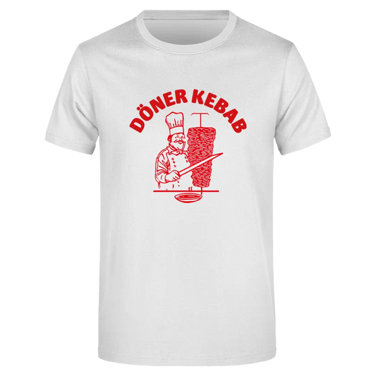 Döner Kebab - Herren T-Shirt Farbe Weiss