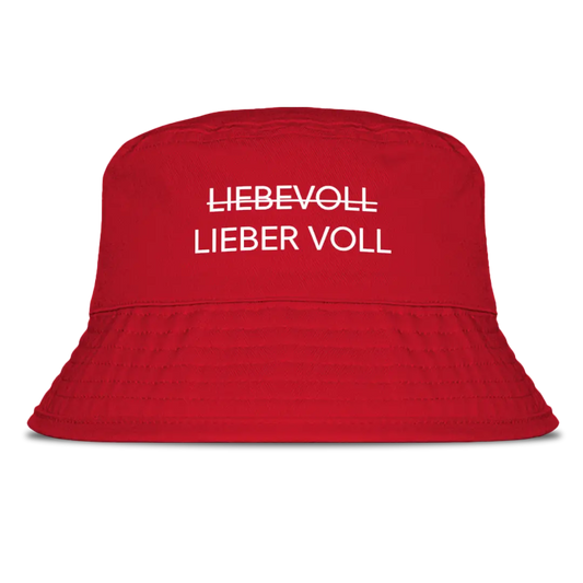 Lieber Voll - Fischerhut #farbe_red