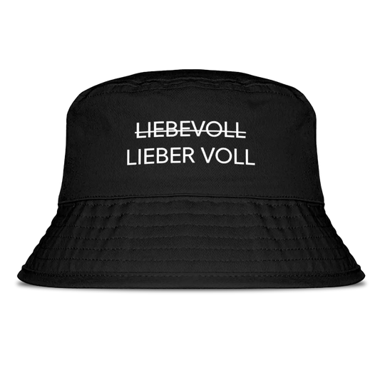 Lieber Voll - Fischerhut #farbe_black