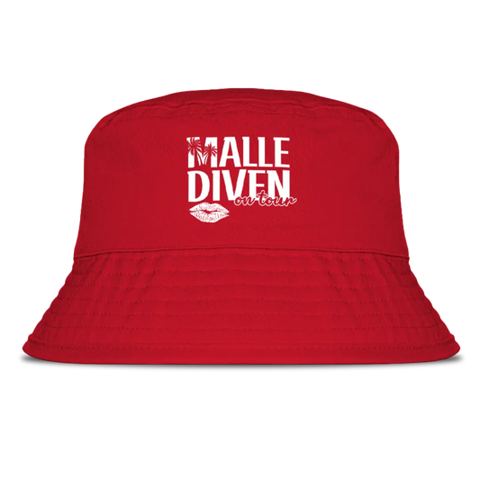 Malle Diven On Tour - Fischerhut #farbe_red