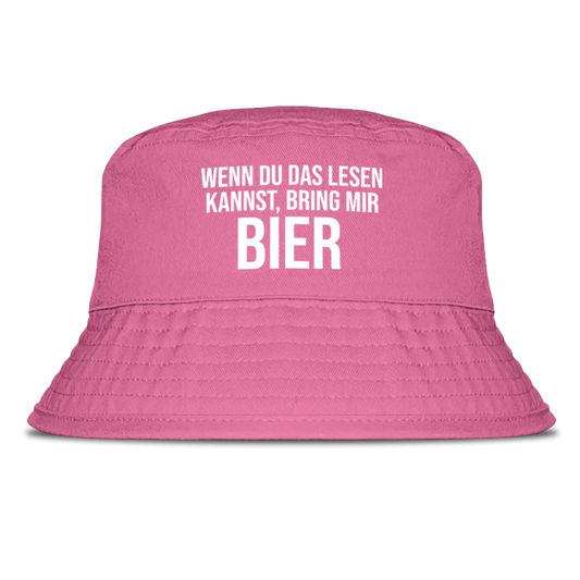 Bring mir Bier - Fischerhut #farbe_pink