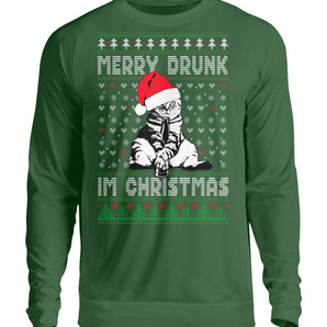 Merry Drunk I-m Christmas - Unisex Pullover-833
