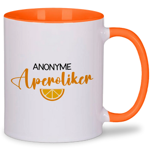 Anonyme Aperoliker - Tasse #farbe_orange