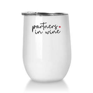 Partners in wine - Winetumbler Farbe Weiss