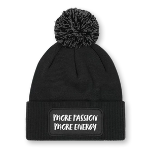 More Passion More Energy - Beanie mit Bommel 