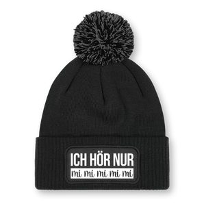 Ich hör nur mimimimi - Beanie mit Bommel 