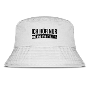 Ich hör nur mimimimi - Fischerhut #farbe_white