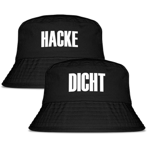 Hacke Dicht - Zweier Set Fischerhut #farbe_black