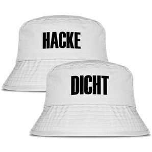 Hacke Dicht - Zweier Set Fischerhut #farbe_white