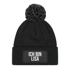 Ich bin - Beanie mit Bommel