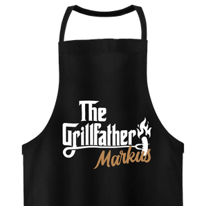 The Grillfather - Schürze Personalisiert