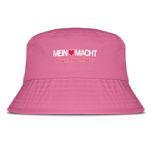 Mein Herz macht bambambam - Fischerhut #farbe_pink