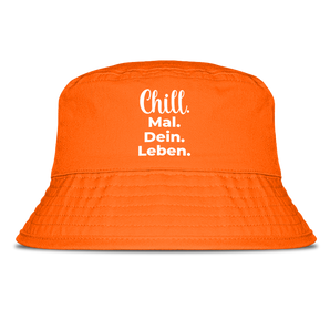 Chill mal dein Leben - Fischerhut #farbe_orange