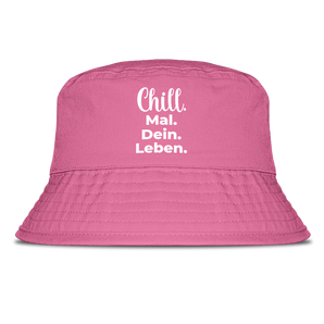 Chill mal dein Leben - Fischerhut #farbe_pink
